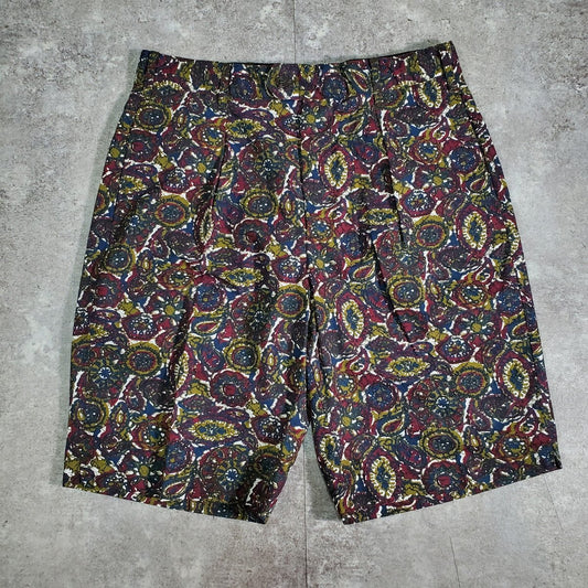Engineered Garments 23SS Sunset Olive Batik Shorts Size S