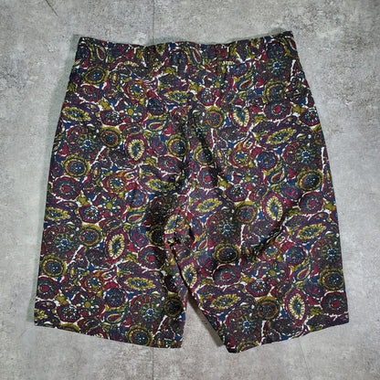 Engineered Garments 23SS Sunset Olive Batik Shorts Size S