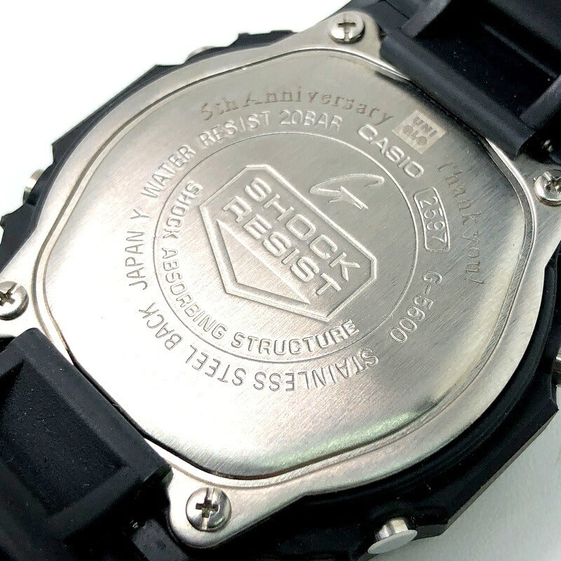 G-SHOCK G-5600-1 Tough Solar Red Bezel Watch Size ONE SIZE