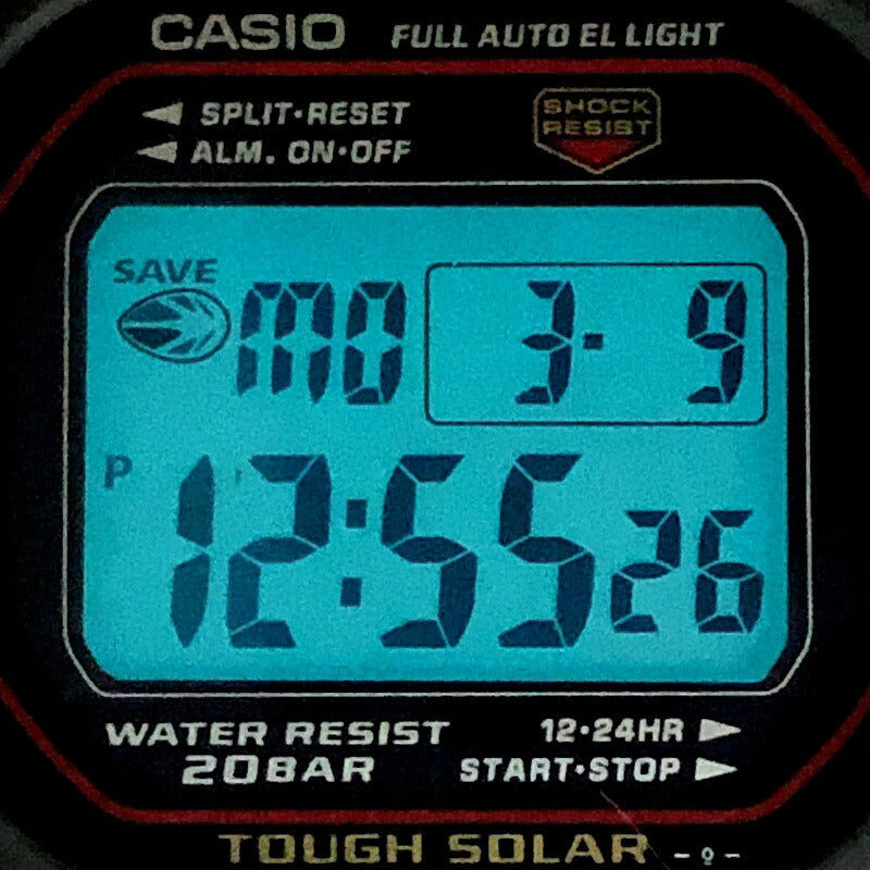 G-SHOCK G-5600-1 Tough Solar Red Bezel Watch Size ONE SIZE