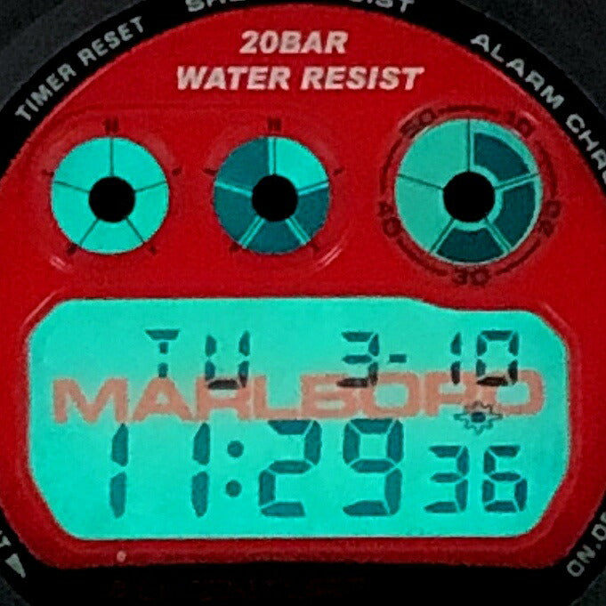 Marlboro ADVENTURE TEAM G-SHOCK Black Red Watch Size ONE SIZE