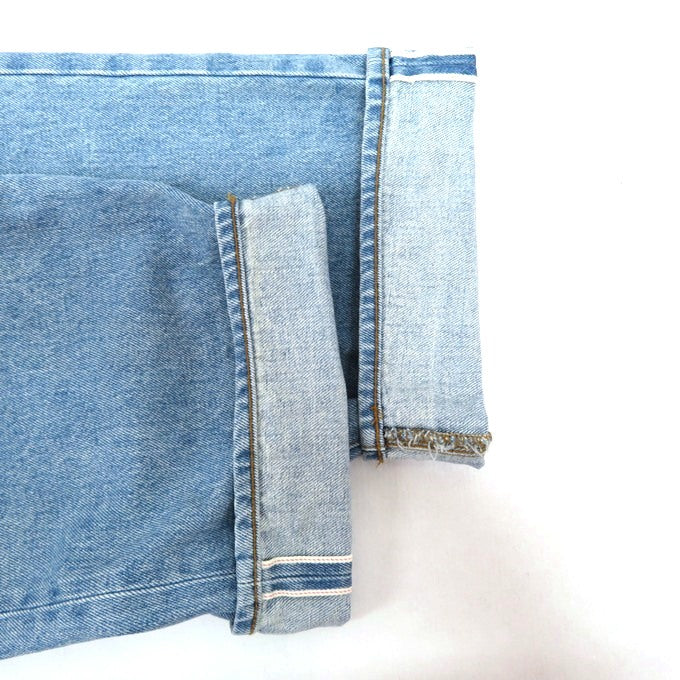 Supreme Baggy Washed Indigo Jeans Blue Size 34