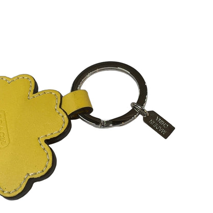 COACH Signature Ladybug Clover Key ONE SIZE Keychain Size ONE SIZE