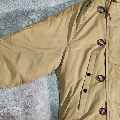 Golden Fleece 80s Vintage N-3B Flight Jacket Brown Size XL