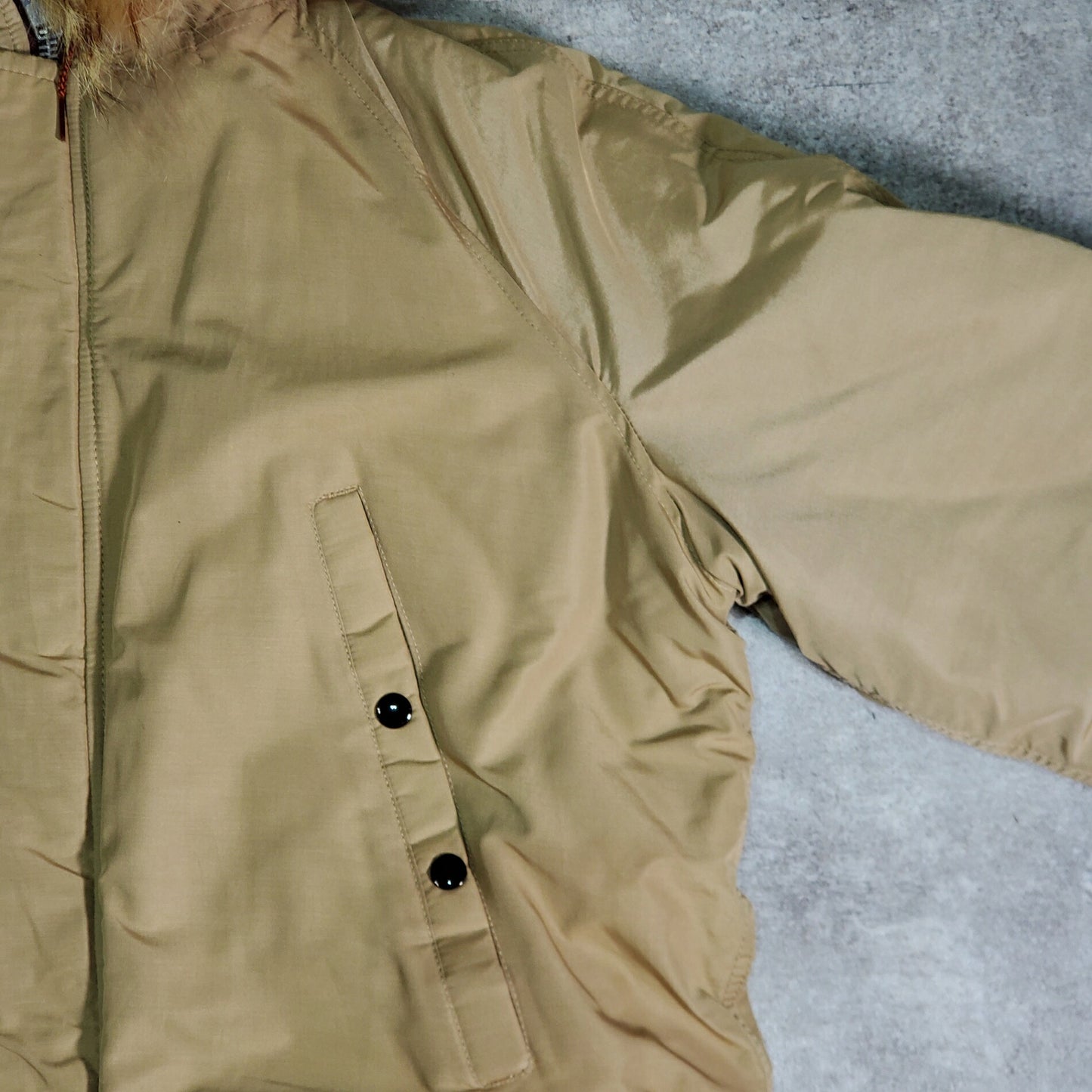 Golden Fleece 80s Vintage N-3B Flight Jacket Brown Size XL