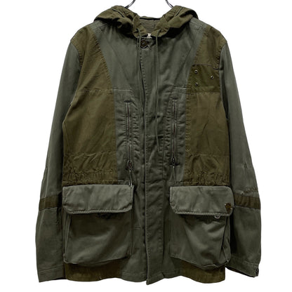 ink French M-64 Reconstructed Hooded Coat Green Size M