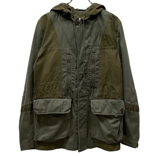 ink French M-64 Reconstructed Hooded Coat Green Size M