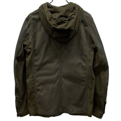 ink French M-64 Reconstructed Hooded Coat Green Size M