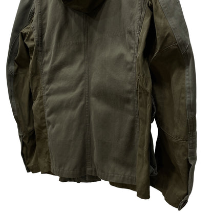ink French M-64 Reconstructed Hooded Coat Green Size M