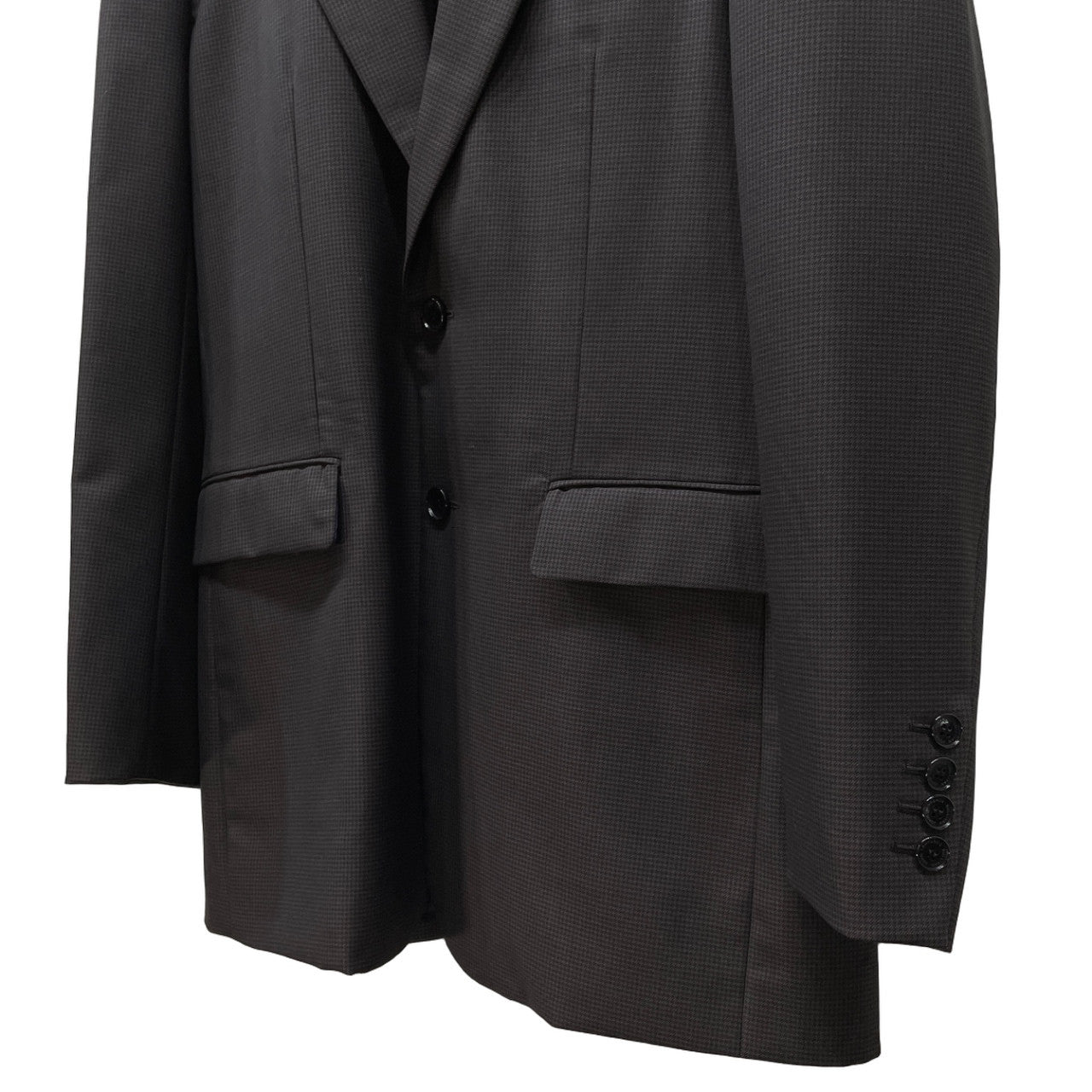 JOHN LAWRENCE SULLIVAN Wool Gun Club Check Jacket Size 46