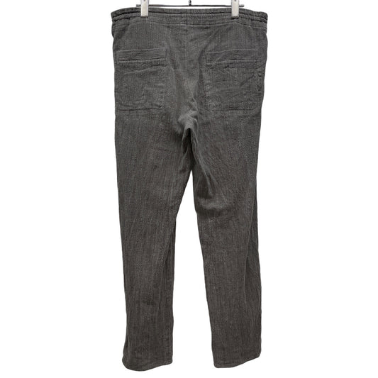 seya. 22SS Ink Dye Wind Pants Black Size S