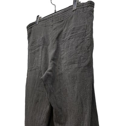 seya. 22SS Ink Dye Wind Pants Black Size S