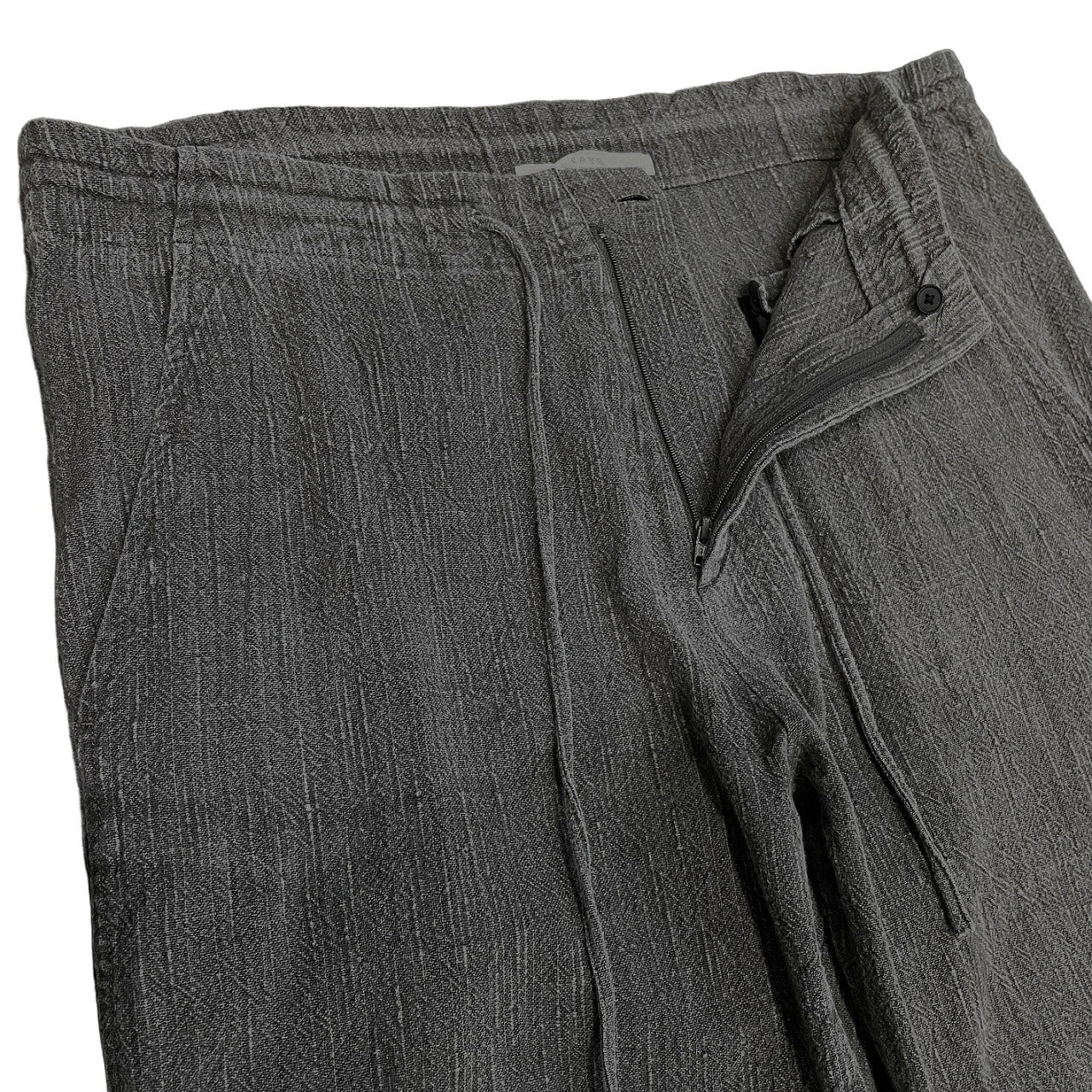 seya. 22SS Ink Dye Wind Pants Black Size S