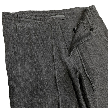 seya. 22SS Ink Dye Wind Pants Black Size S