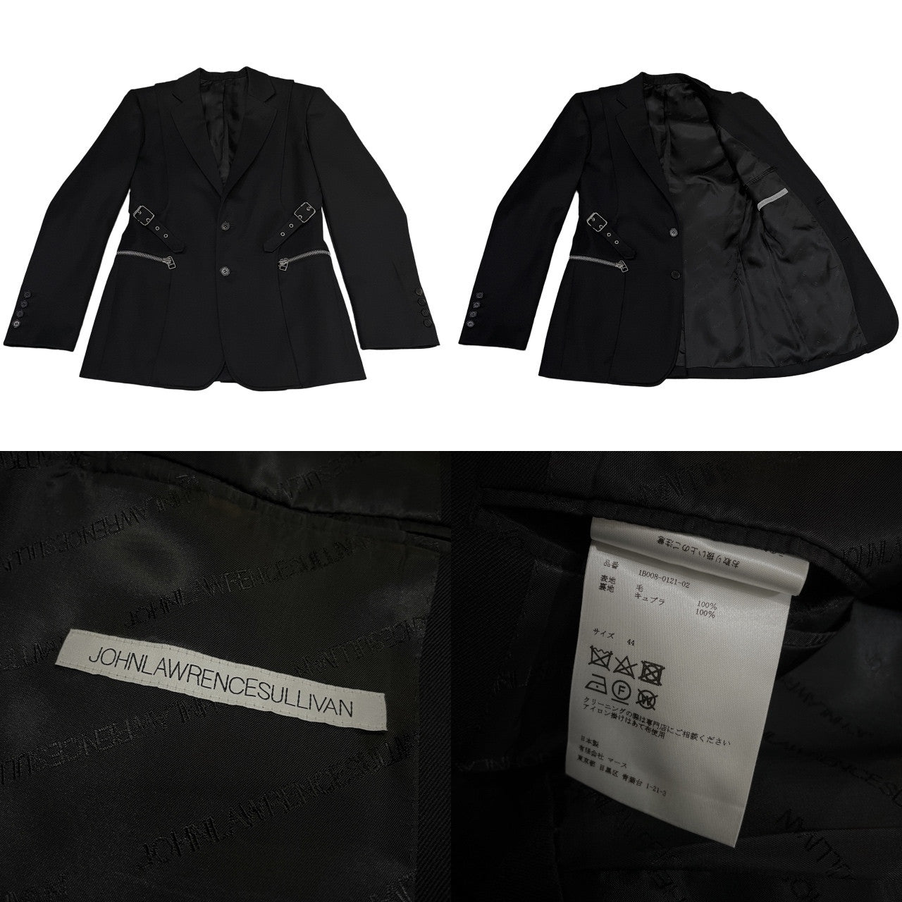 JOHN LAWRENCE SULLIVAN 21AW Dormeuil Layered Blazer Size 44