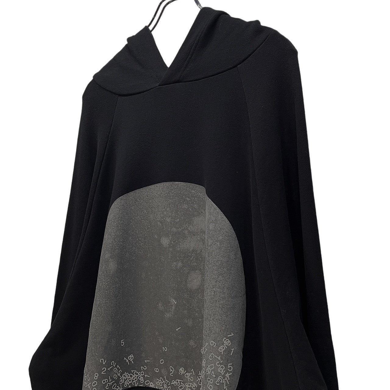 A.F Artefact Numbering Print Raglan Oversized Hoodie Size 5
