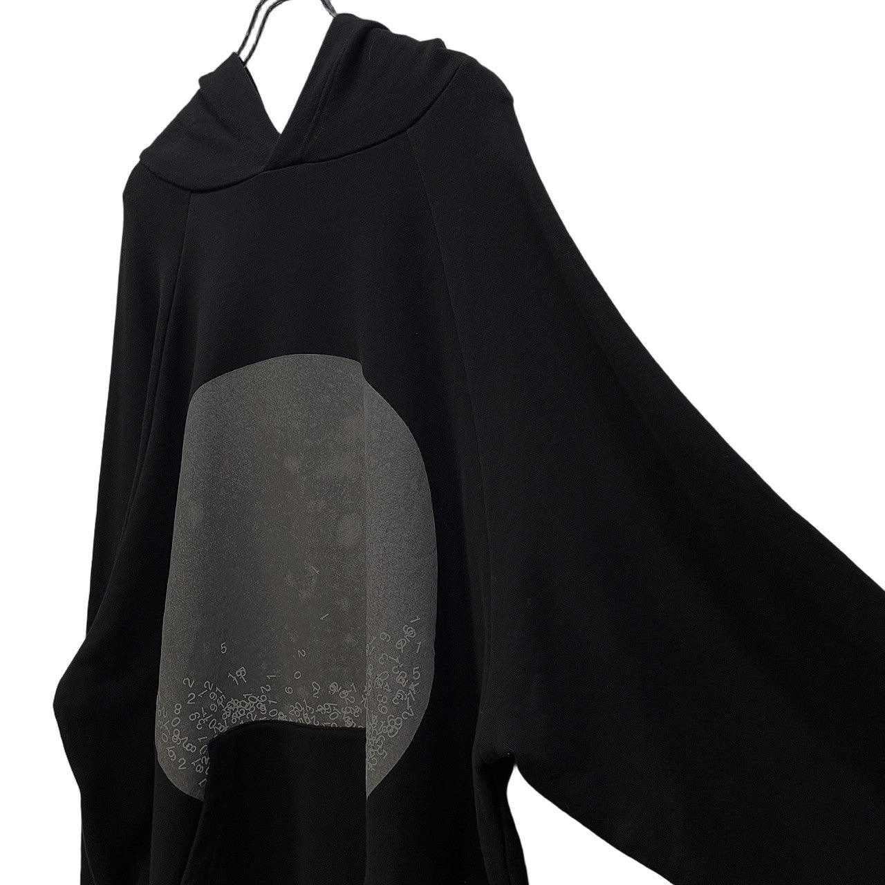 A.F Artefact Numbering Print Raglan Oversized Hoodie Size 5