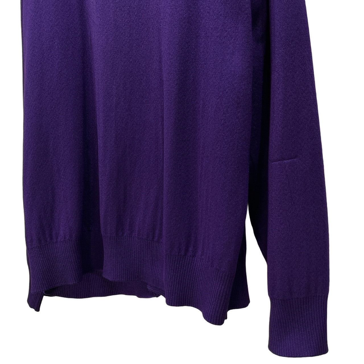 Y-3 Logo Jacquard Oversized Knit Cardigan Purple Size XS