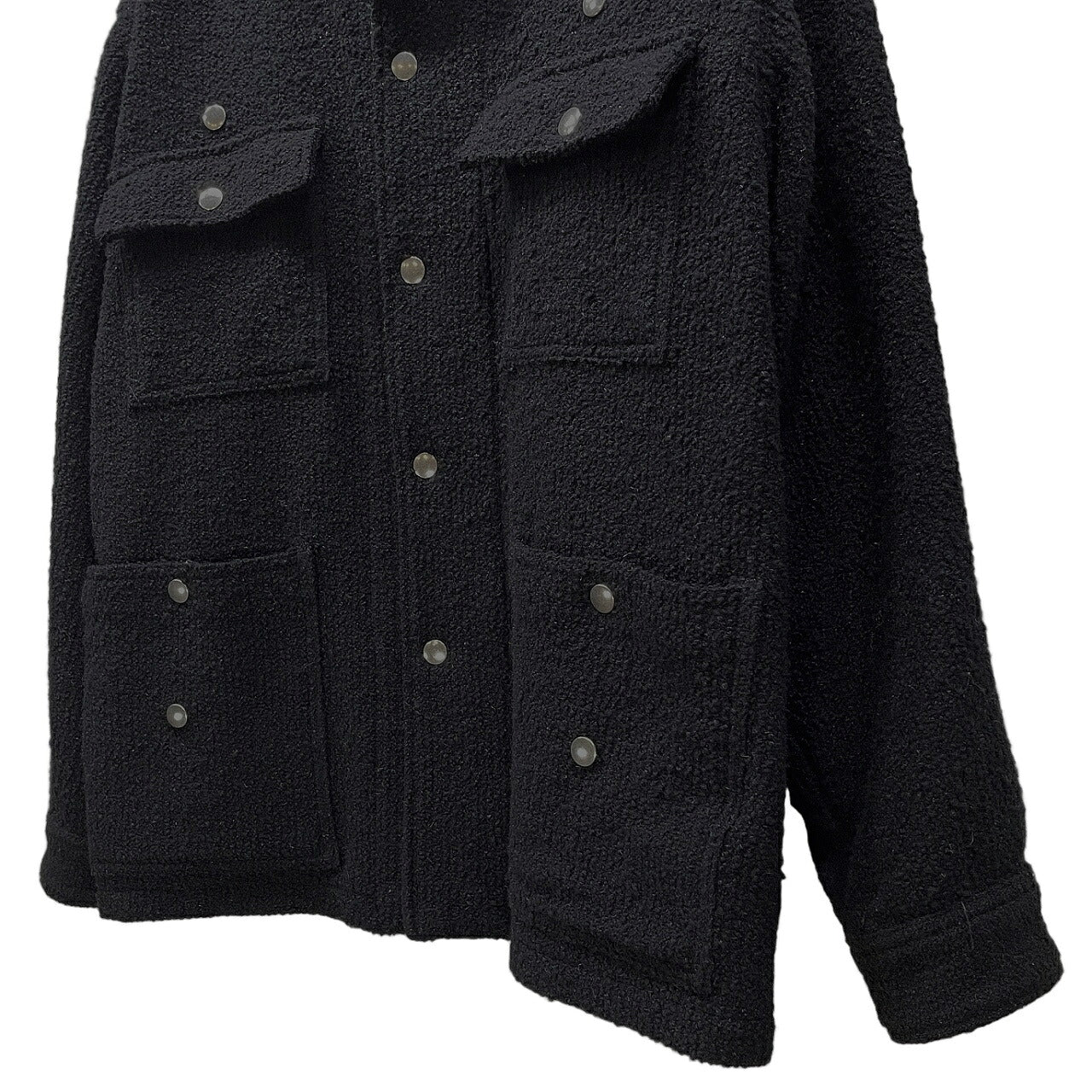 JieDa 22AW Napping Wool Snap Button Coverall Jacket Size 1