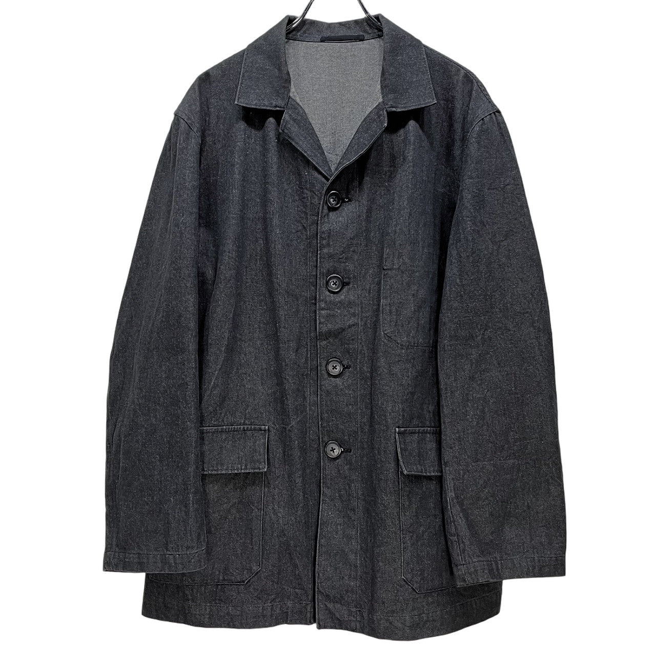 Yohji Yamamoto Y's for men Black Denim Chore Coat Size 3