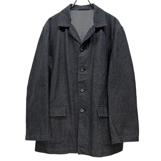Yohji Yamamoto Y's for men Black Denim Chore Coat Size 3