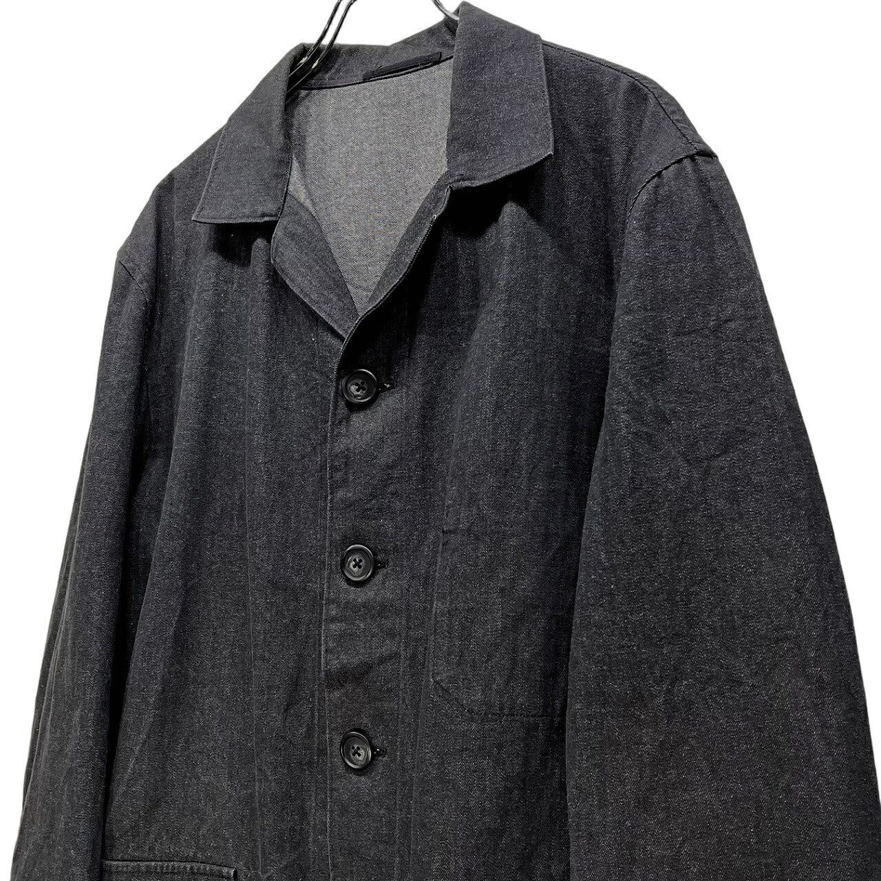 Yohji Yamamoto Y's for men Black Denim Chore Coat Size 3