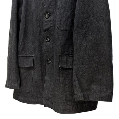 Yohji Yamamoto Y's for men Black Denim Chore Coat Size 3