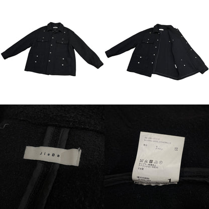 JieDa 22AW Napping Wool Snap Button Coverall Jacket Size 1