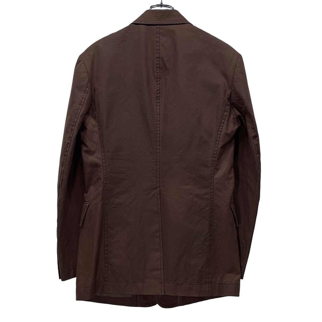 Y's for men Archive Oiled Cotton Stencil Blazer Brown Size 2