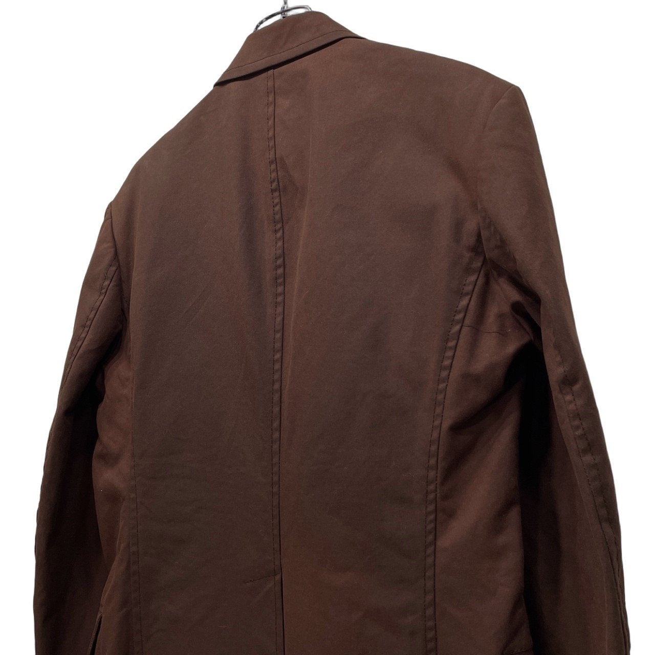 Y's for men Archive Oiled Cotton Stencil Blazer Brown Size 2