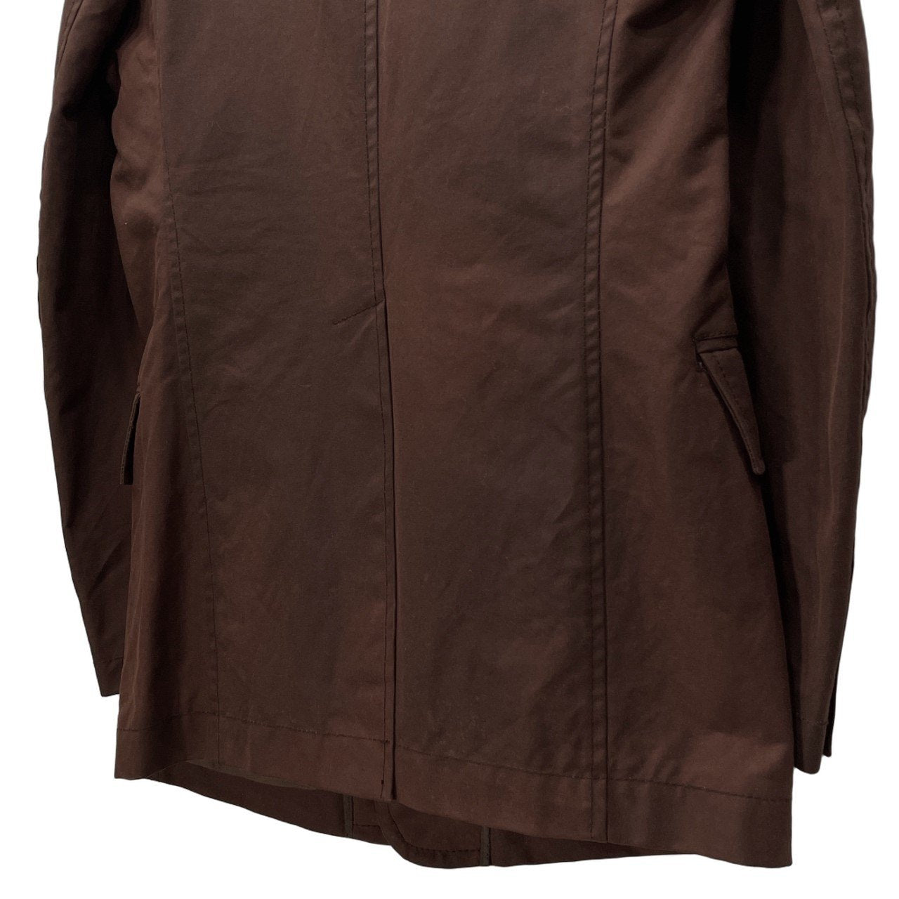 Y's for men Archive Oiled Cotton Stencil Blazer Brown Size 2