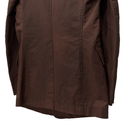 Y's for men Archive Oiled Cotton Stencil Blazer Brown Size 2