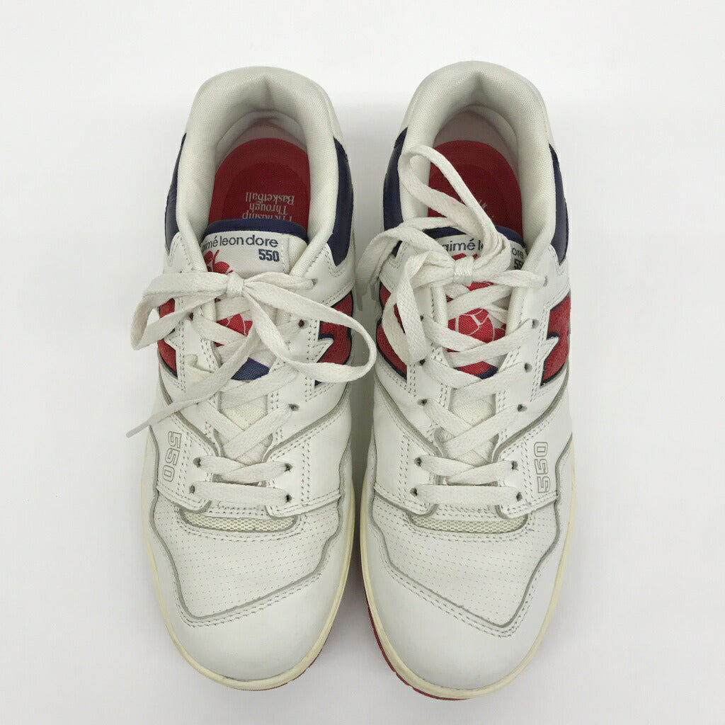 AIME LEON DORE x New Balance P550 White Sneakers Size 27.5