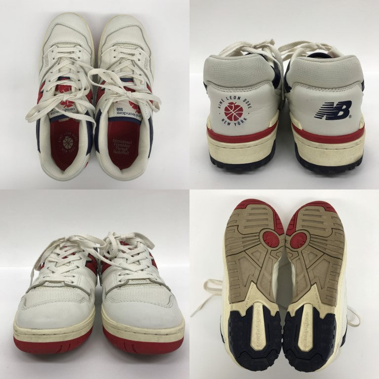 AIME LEON DORE x New Balance P550 White Sneakers Size 27.5