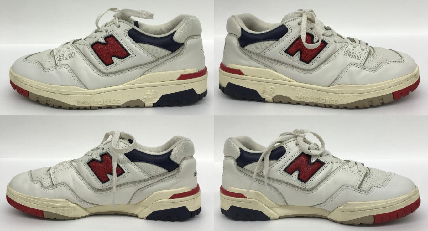 AIME LEON DORE x New Balance P550 White Sneakers Size 27.5
