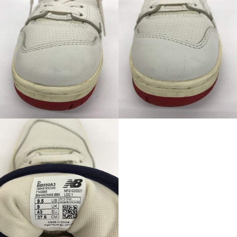 AIME LEON DORE x New Balance P550 White Sneakers Size 27.5