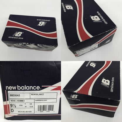 AIME LEON DORE x New Balance P550 White Sneakers Size 27.5