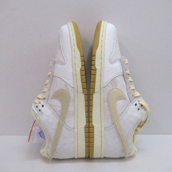 NIKE DUNK LOW RETRO QS "Tokyo" Light Bone Sneakers Size 26cm