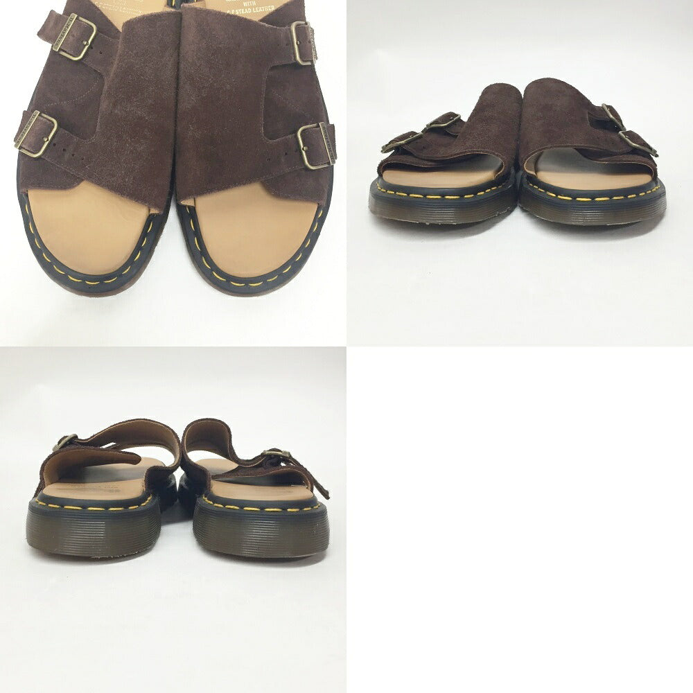 Dr. Martens Dayne Suede Slide Sandals Brown Size UK9