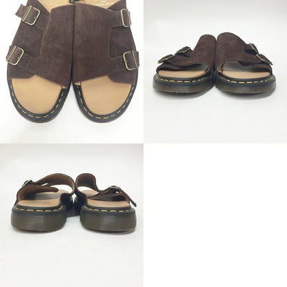 Dr. Martens Dayne Suede Slide Sandals Brown Size UK9