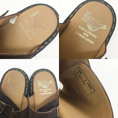 Dr. Martens Dayne Suede Slide Sandals Brown Size UK9