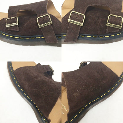 Dr. Martens Dayne Suede Slide Sandals Brown Size UK9