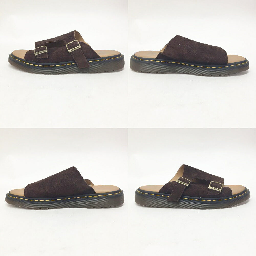 Dr. Martens Dayne Suede Slide Sandals Brown Size UK9