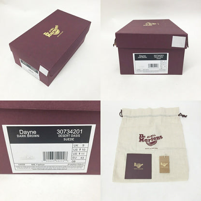 Dr. Martens Dayne Suede Slide Sandals Brown Size UK9