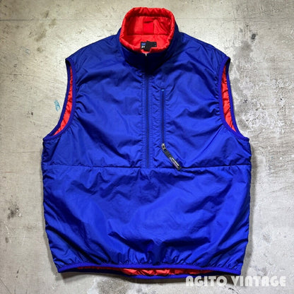 Patagonia Blue Ribbon Half-Zip Puffball Pullover Vest Size L