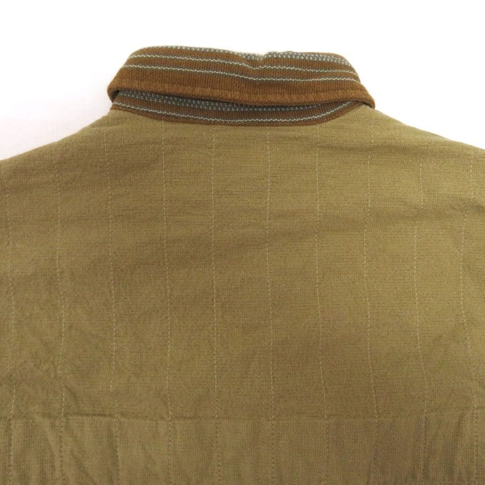 RRL Jacquard Stripe Cape Shirt Brown Size XS