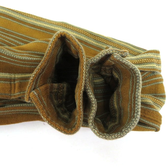 RRL Jacquard Stripe Cape Shirt Brown Size XS