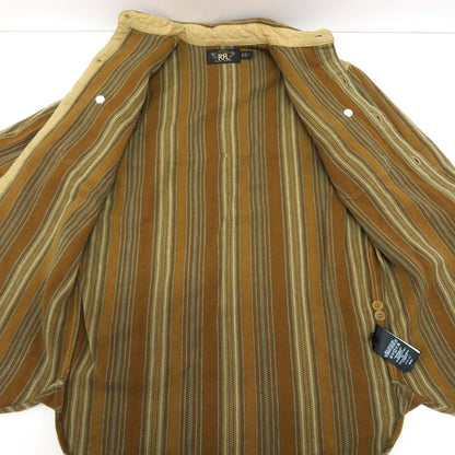RRL Jacquard Stripe Cape Shirt Brown Size XS