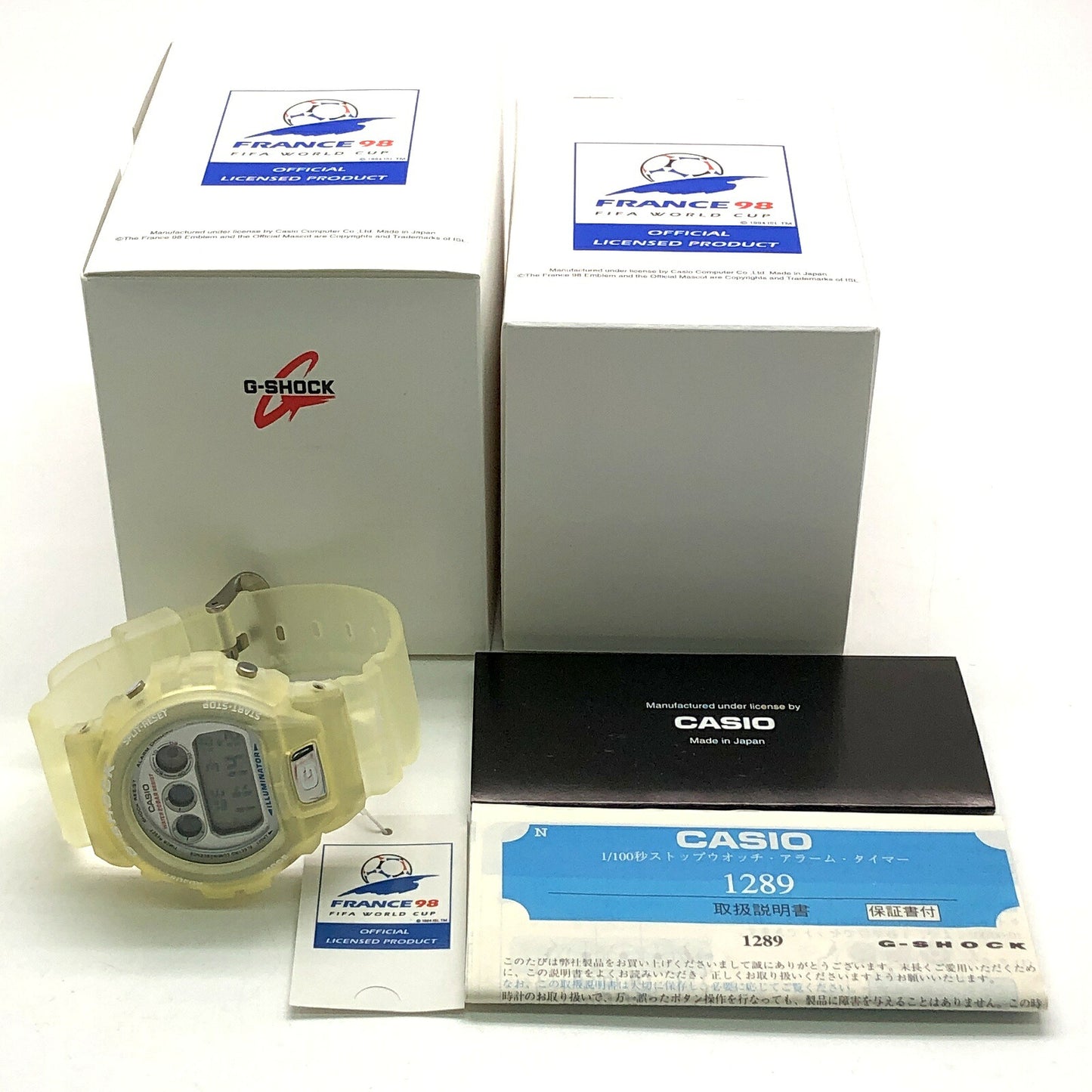 G-SHOCK DW-6900WF-7T FIFA 98 Skeleton Watch Size ONE SIZE
