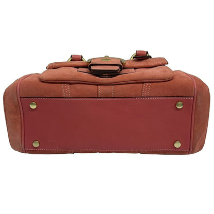 Coach Vintage Soho Suede Handbag Salmon Pink